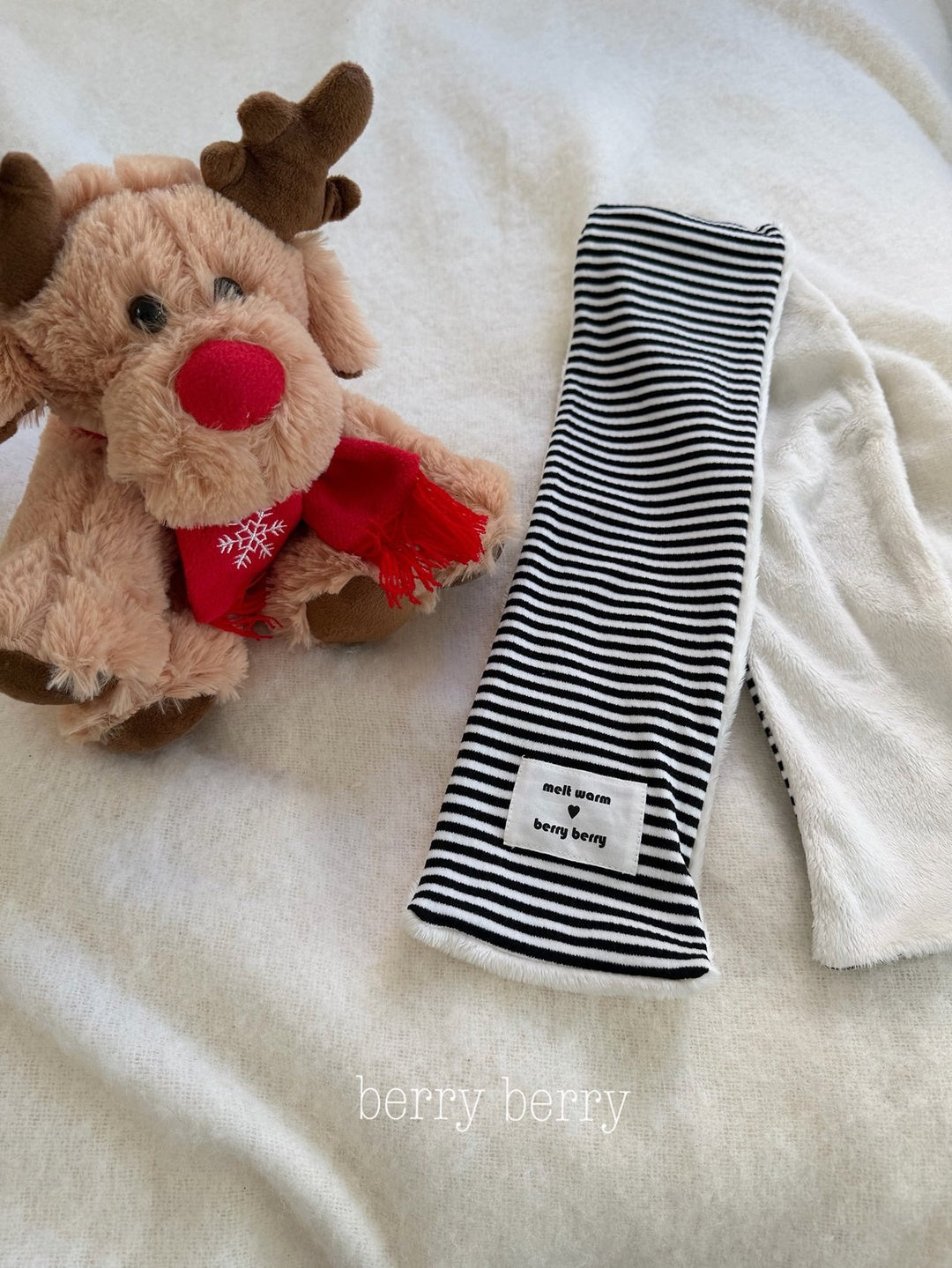 [berryberry] Stripe rib muffler