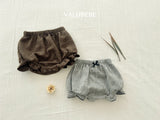 [valubebe] Herringbone frill pumpkin pants