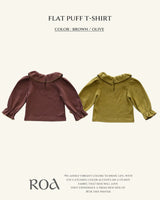 [ROA] Flat puff collar tops