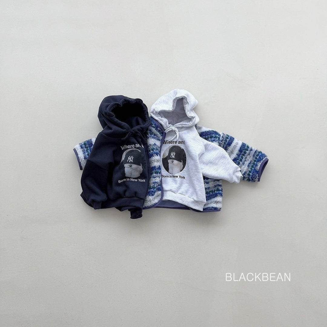 [BLACK BEAN] Beanie hoodie