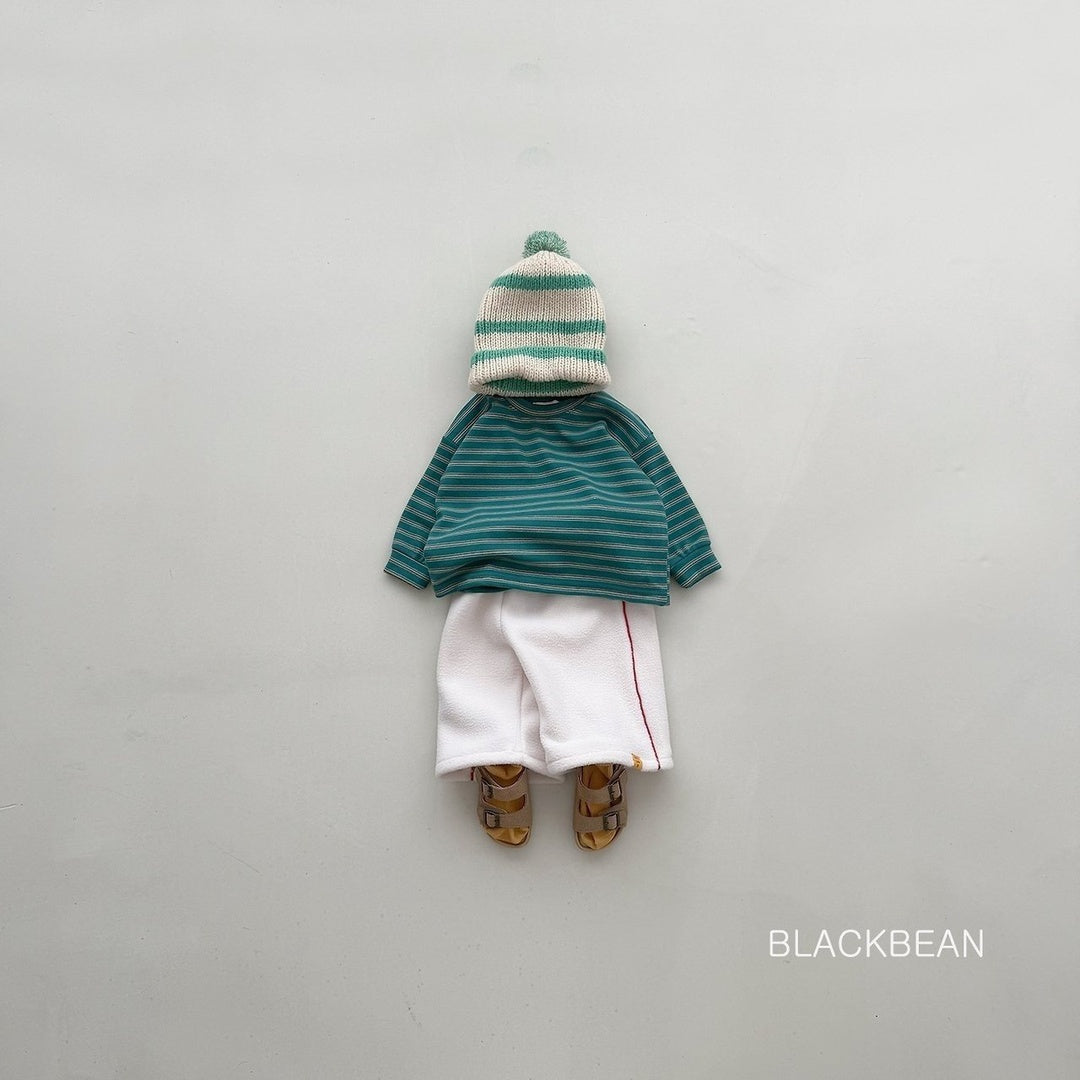 [BLACK BEAN] Post line pants