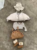 [bebeholic] Moose suspender rompers