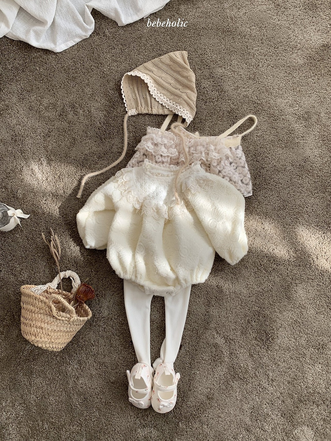 [bebeholic] Breeze lace rompers