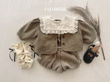 [valubebe] Crown ribbon mellow socks