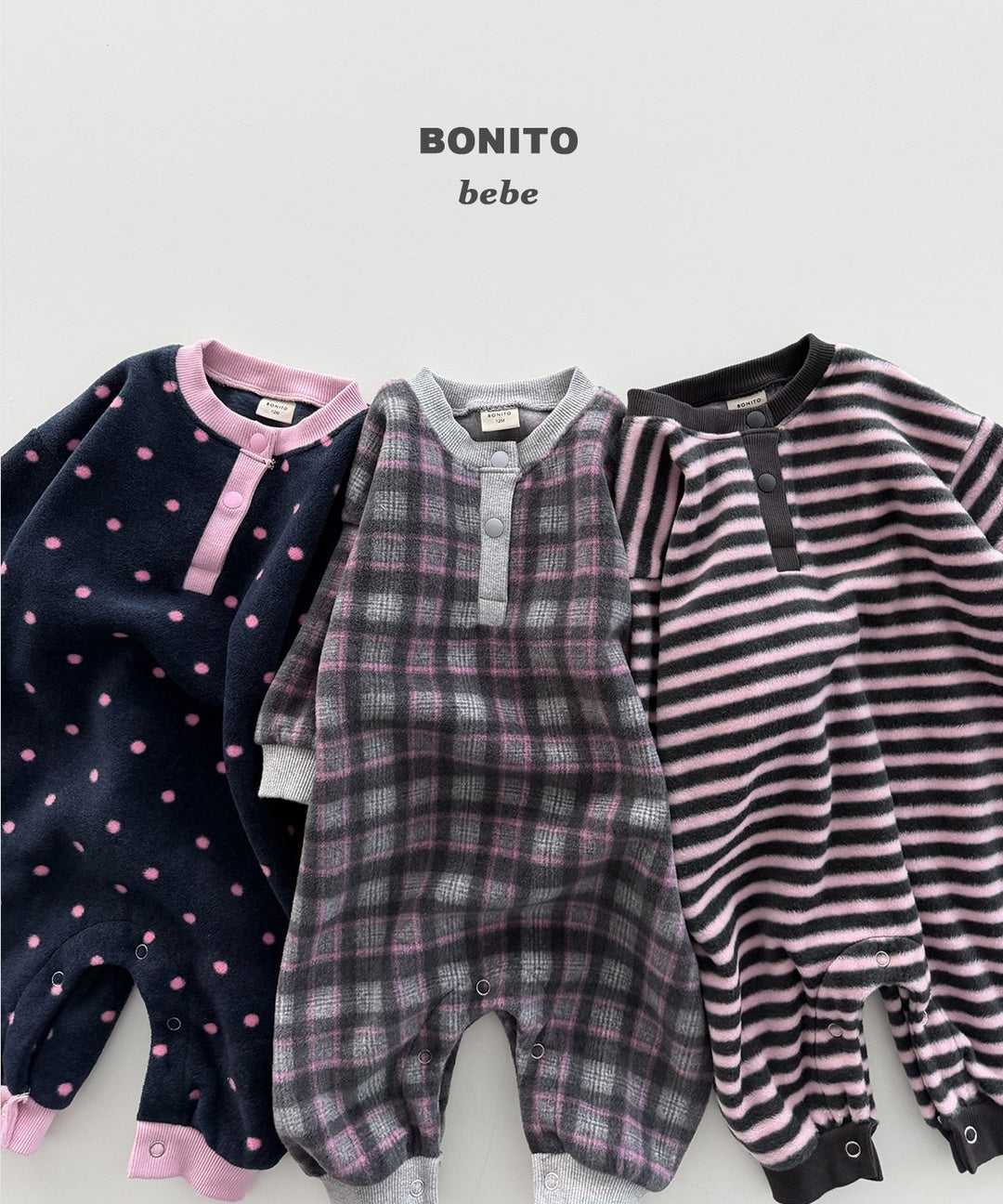[BONITO] Pink series rompers