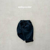 [milk powder] Velvet denim pants