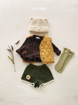 [valubebe] Knit lace short pants