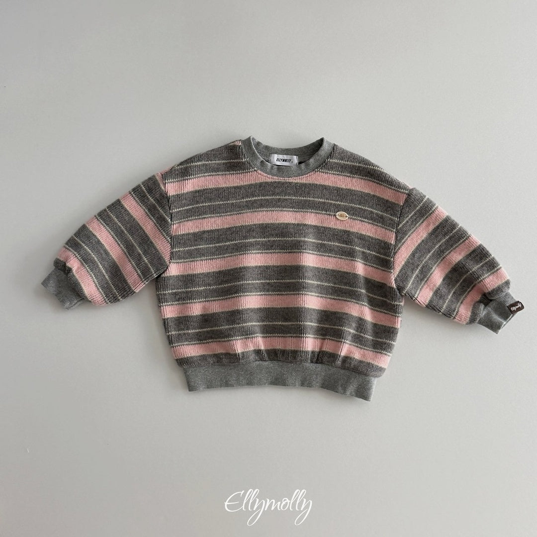 [ELLY MOLLY] Globe knit mtm