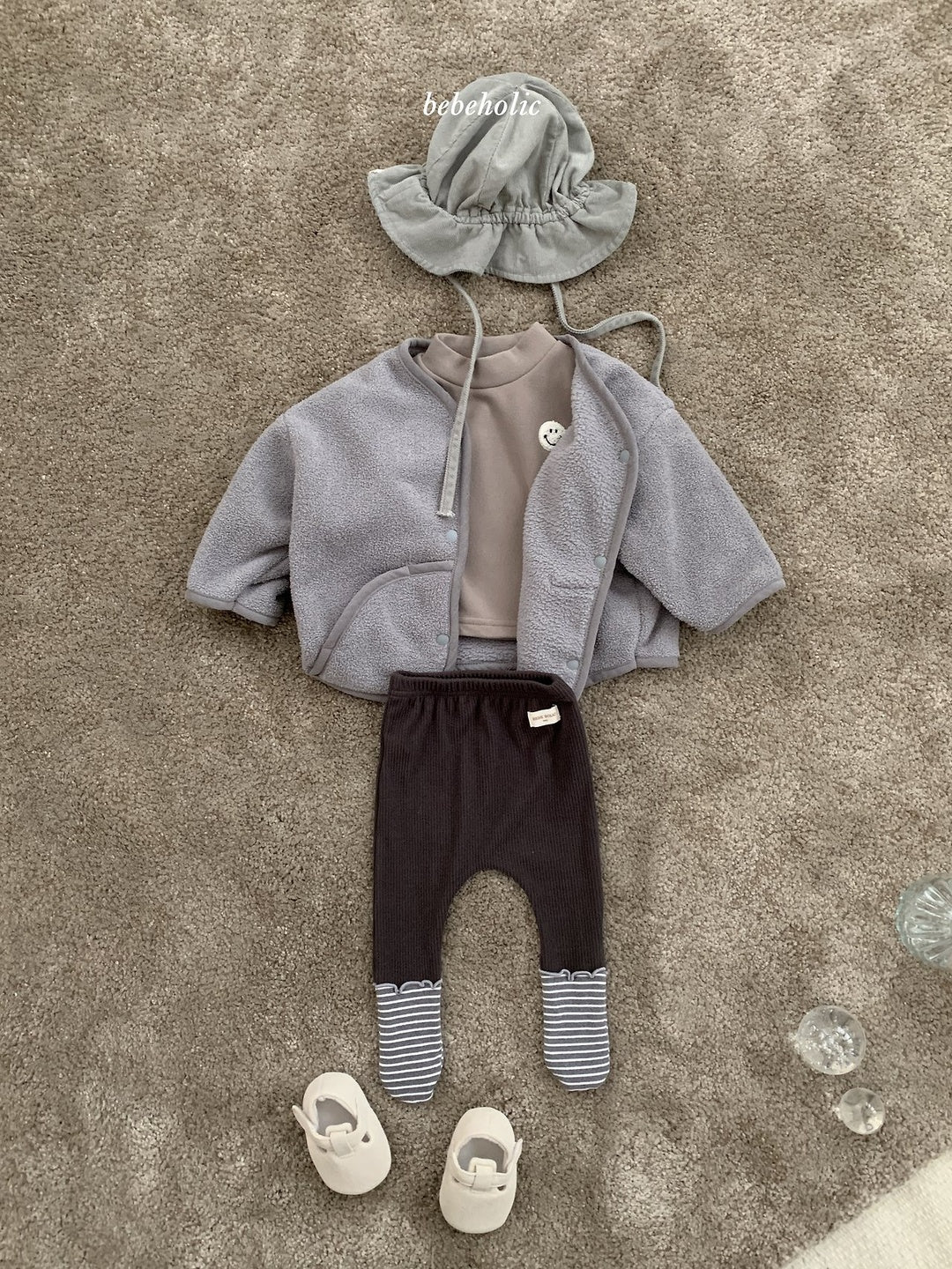 [bebeholic] Pippi stripe footed leggings