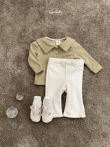[bebeholic] Basil rib flare pants