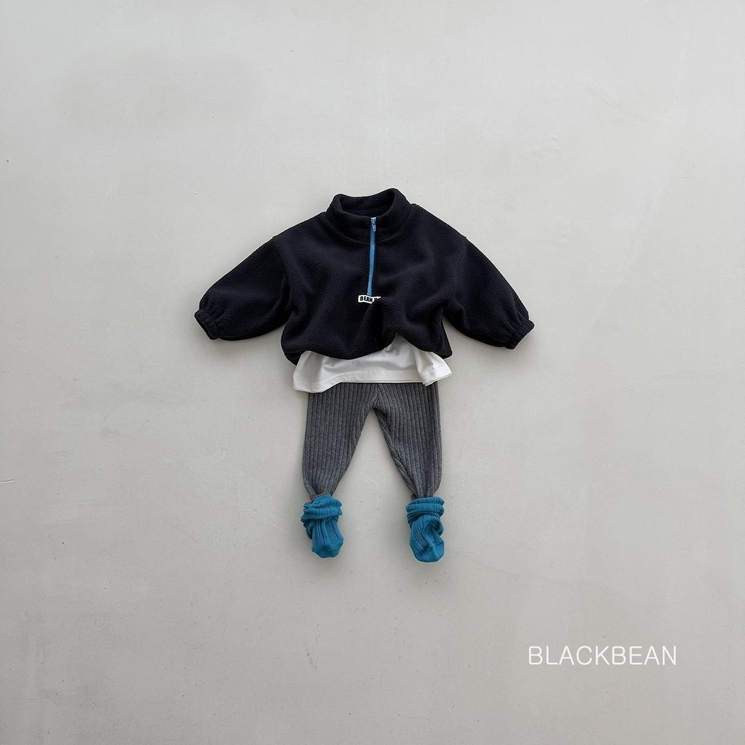[BLACK BEAN] Volume zip up
