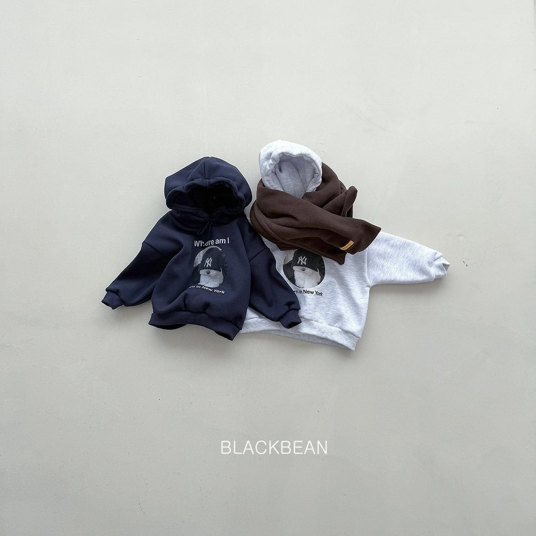[BLACK BEAN] Beanie hoodie