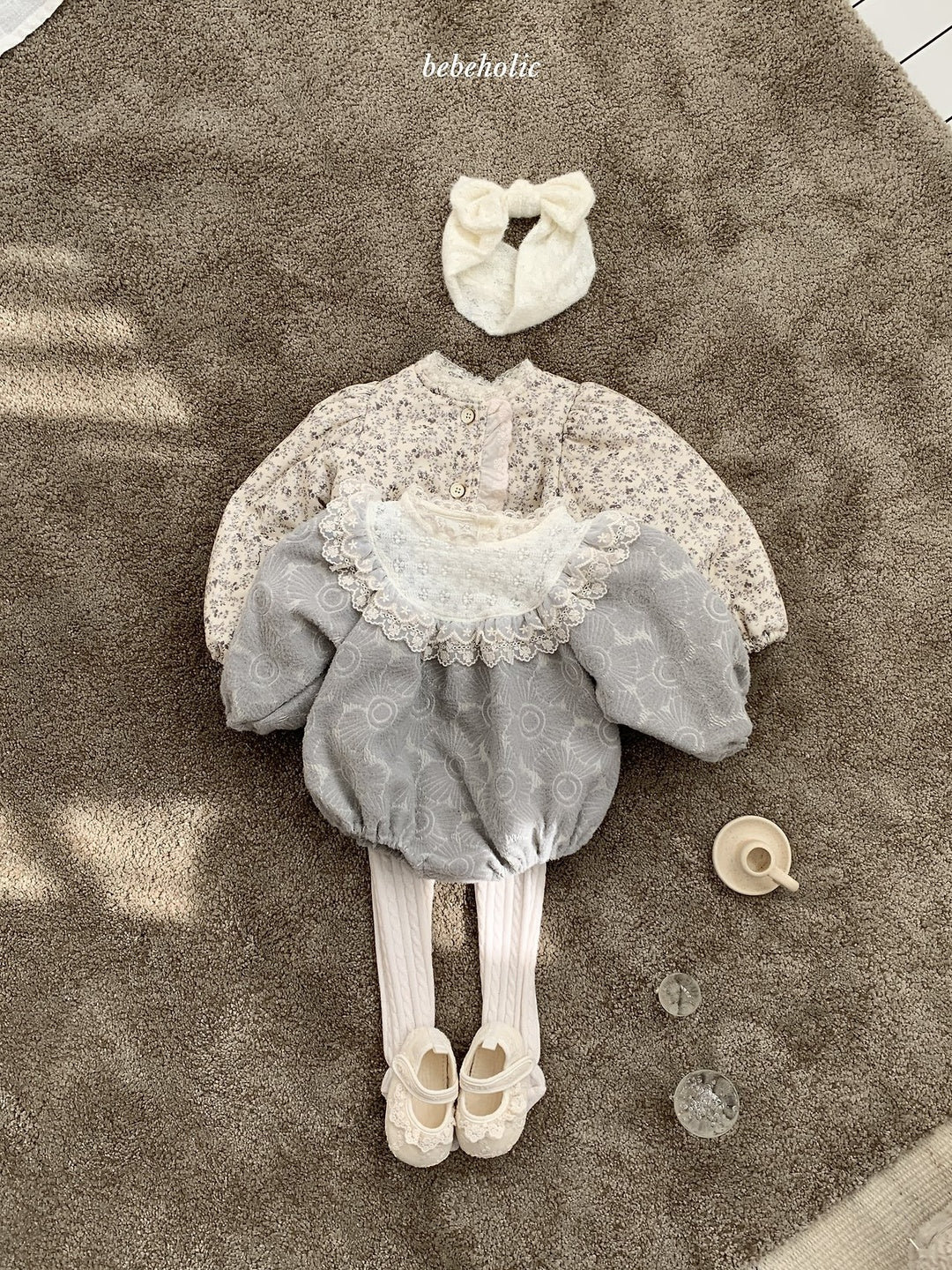 [bebeholic] Breeze lace rompers