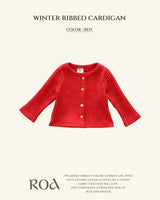 [ROA] Winter ribbed cardigan