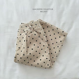 [Melikey] Dot corduroy pants