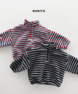 [BONITO] Boa stripe half zip