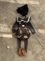 [bebeholic] Baruner boa rompers