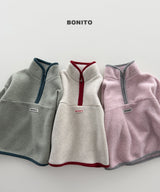 [BONITO] Cotton candy coloration half zip
