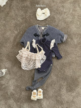 [bebeholic] Ronny stripe wing rompers