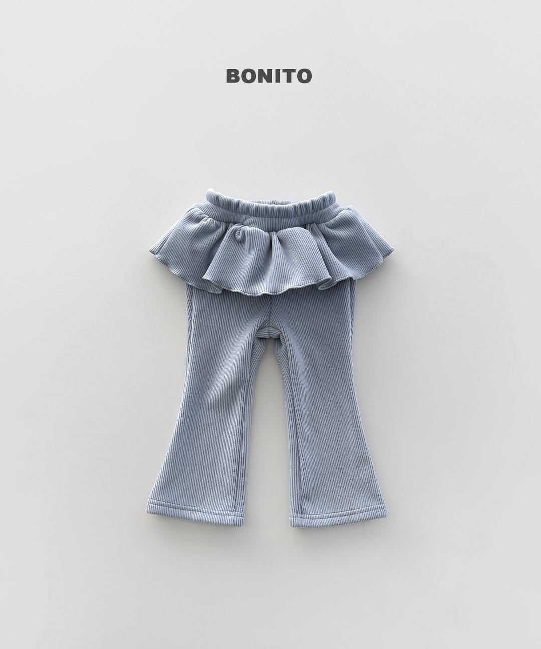[BONITO] Velvet frill flare pants