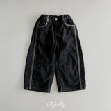 [ELLY MOLLY] Line week denim pants