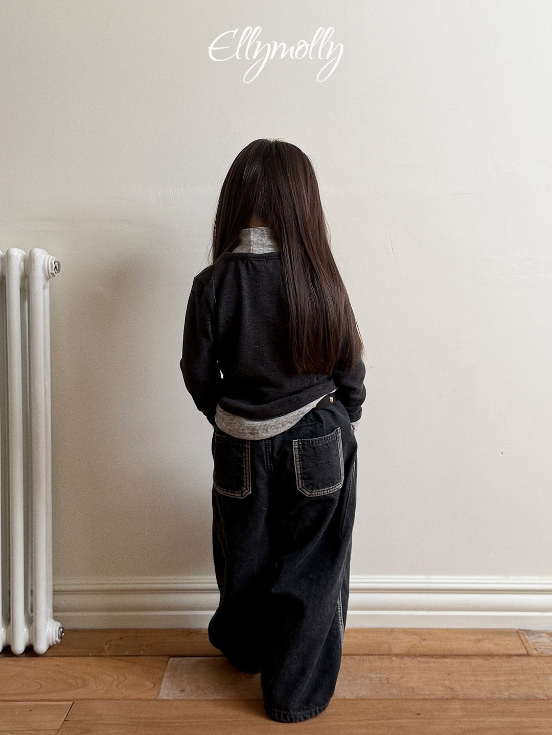 [ELLY MOLLY] Line week denim pants