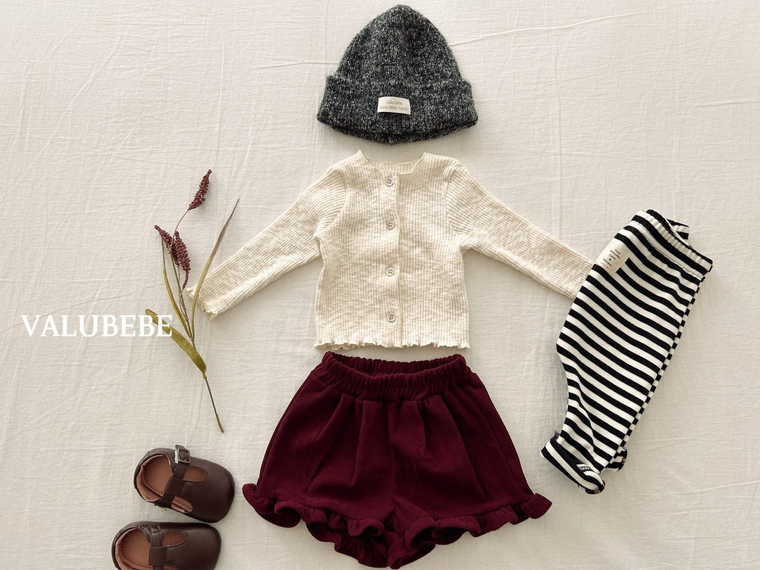 [valubebe] Mellow rib cardigan