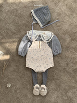 [bebeholic] Tiny rabbit suspender rompers