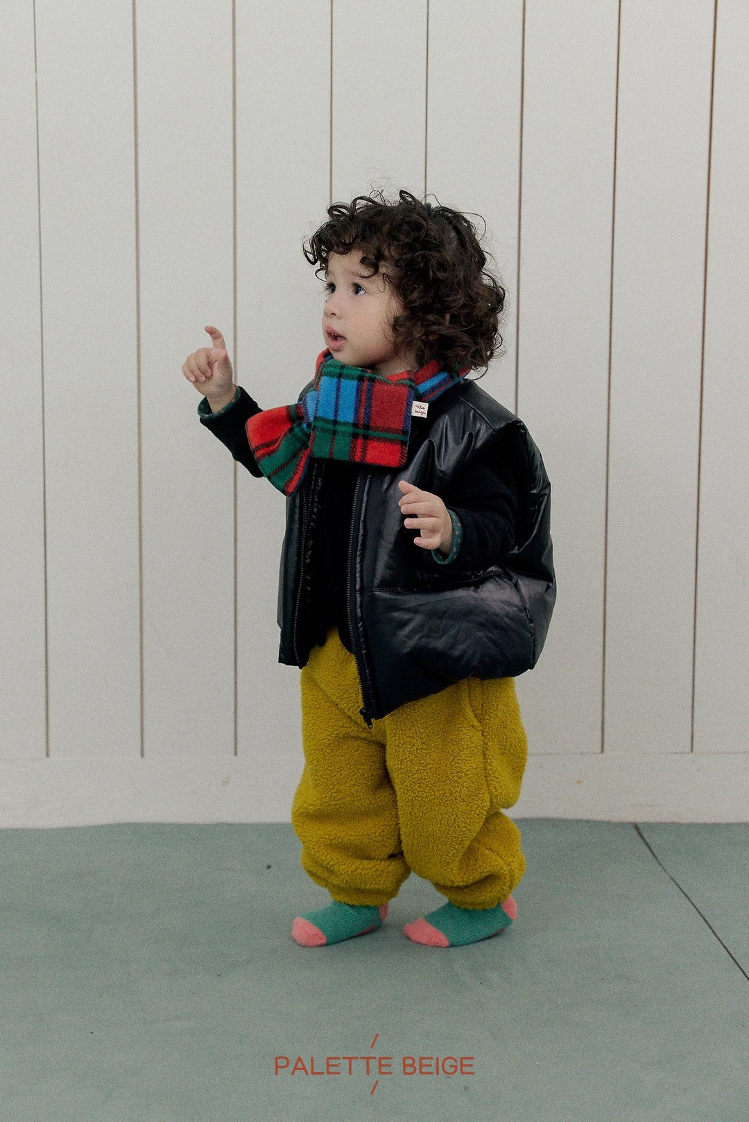[PALETTE BEIGE] Volume padded vest