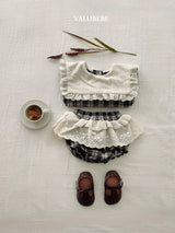 [valubebe] Check cape blouse