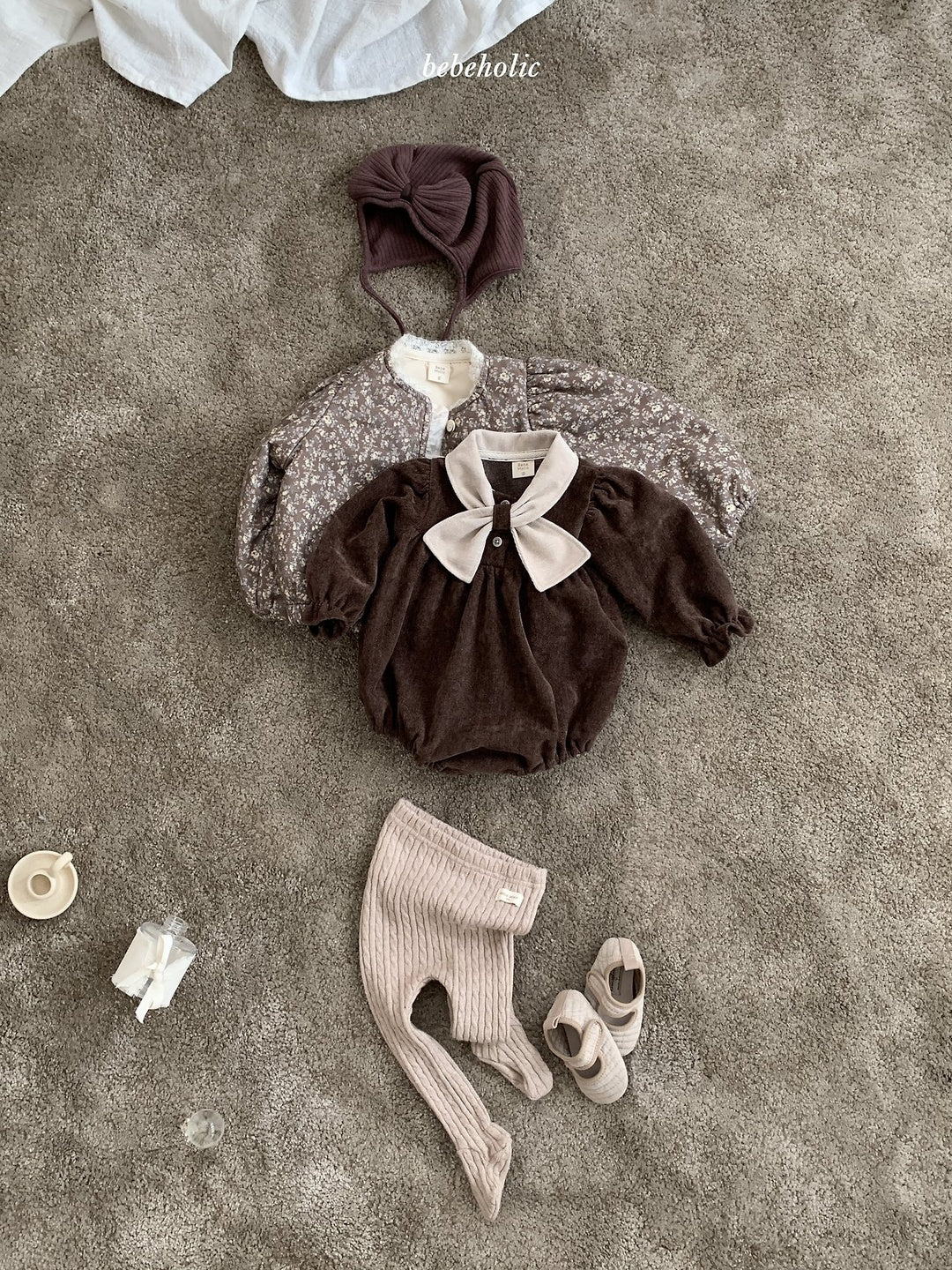 [bebeholic] Berni ribbon rompers