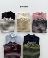 [BONITO] 1+1 highneck tops