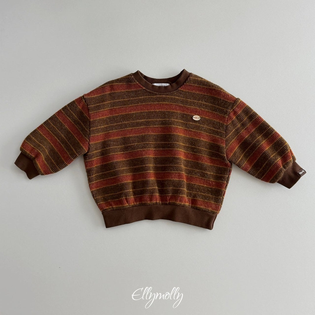 [ELLY MOLLY] Globe knit mtm