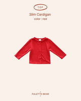 [PALETTE BEIGE] Slim cardigan