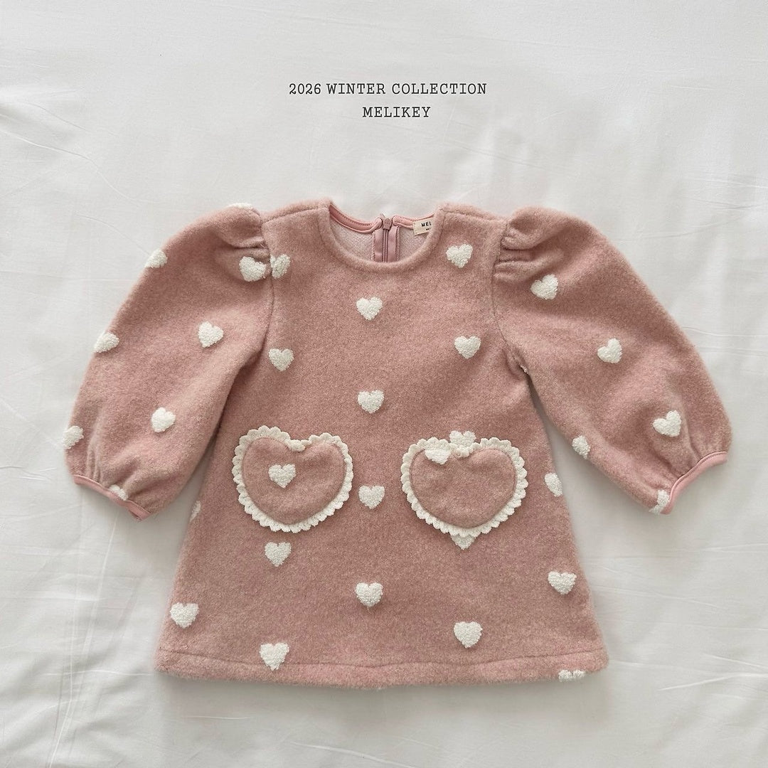 [Melikey] Double heart one-piece