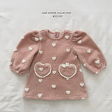 [Melikey] Double heart one-piece