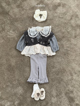 [bebeholic] Elsa flower lace vest