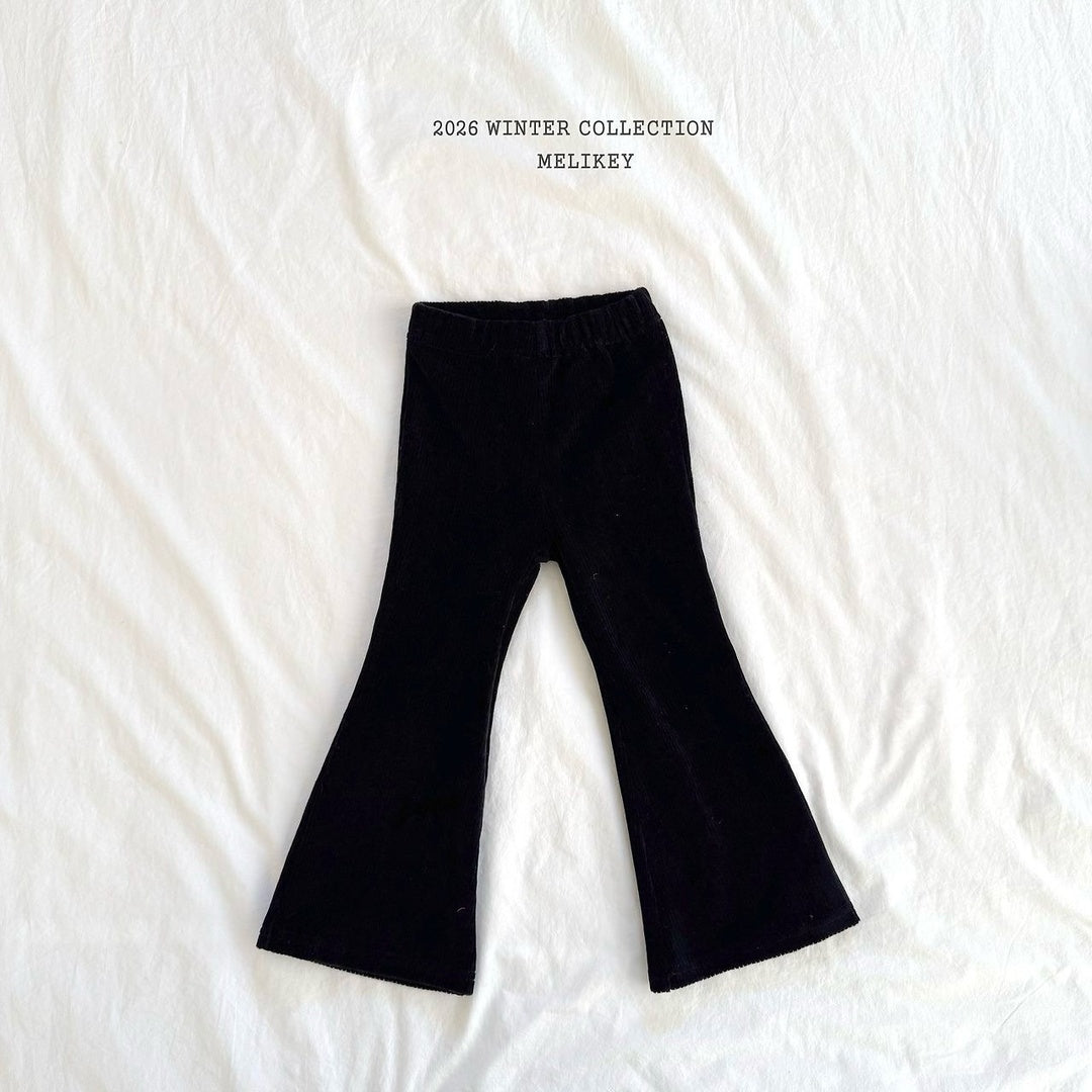 [Melikey] Velvet flare pants