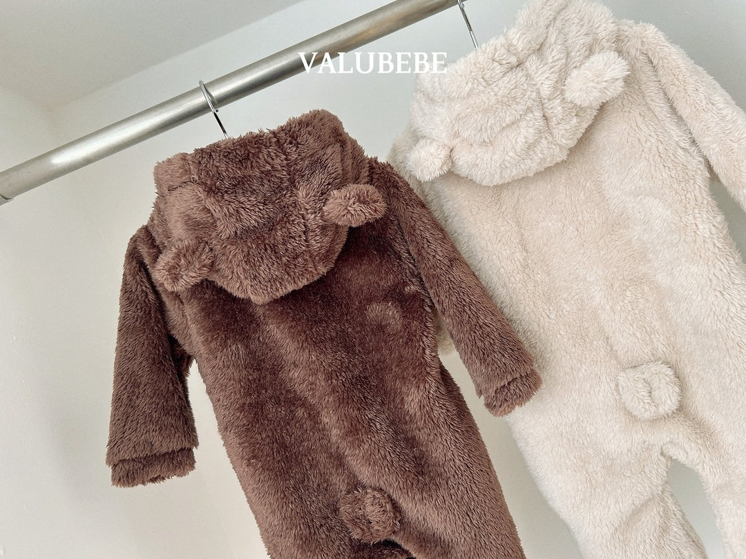 [valubebe] Bear fleece suit