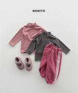 [BONITO] 1+1 highneck tops