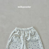 [milk powder] Pudding flower pants