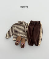 [BONITO] Side color block jogger pants