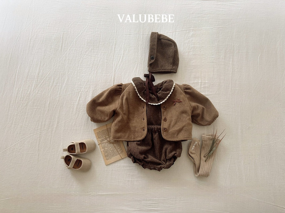 [valubebe] Herringbone bonnet