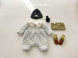 [valubebe] Sherbet flower padding suit