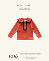 [ROA] Petit dot collar tops