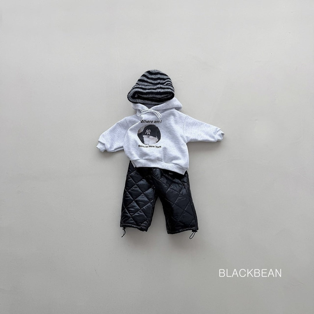 [BLACK BEAN] Beanie hoodie
