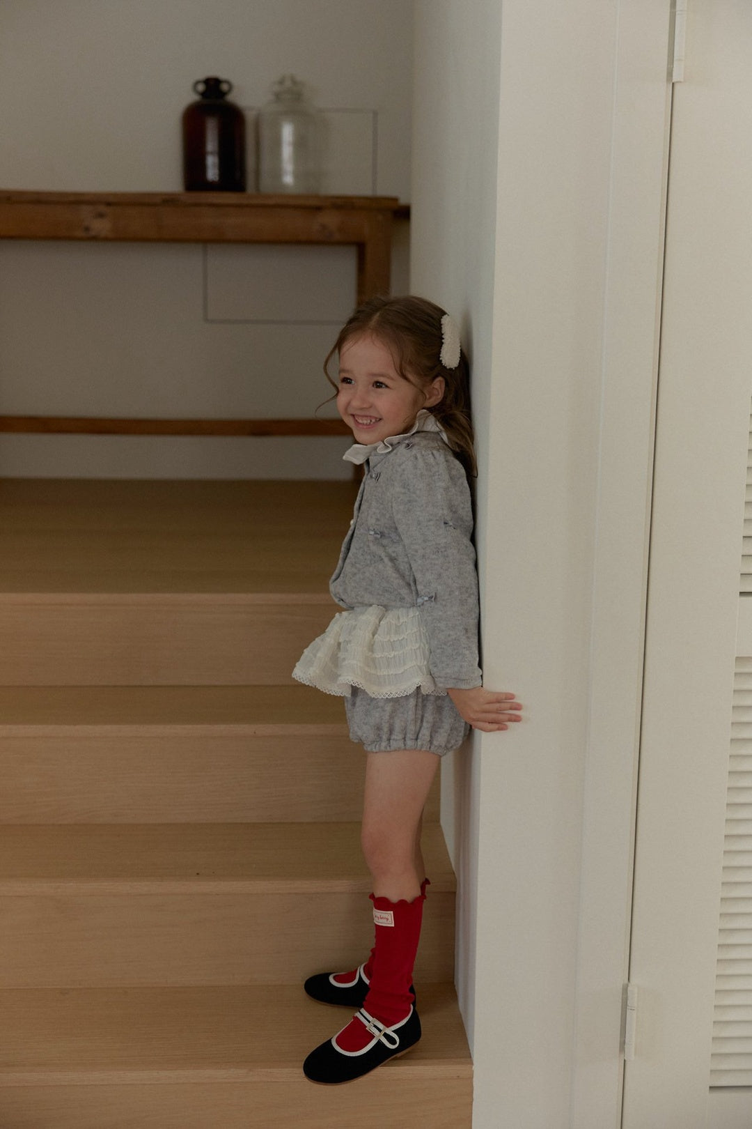 [berryberry] Label knee socks