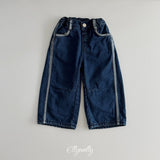 [ELLY MOLLY] Line week denim pants