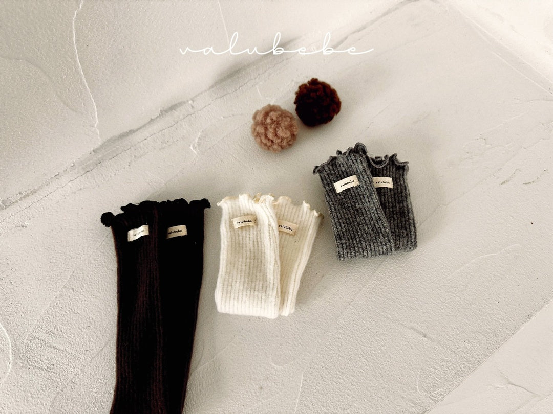 [valubebe] Warm mellow rib socks