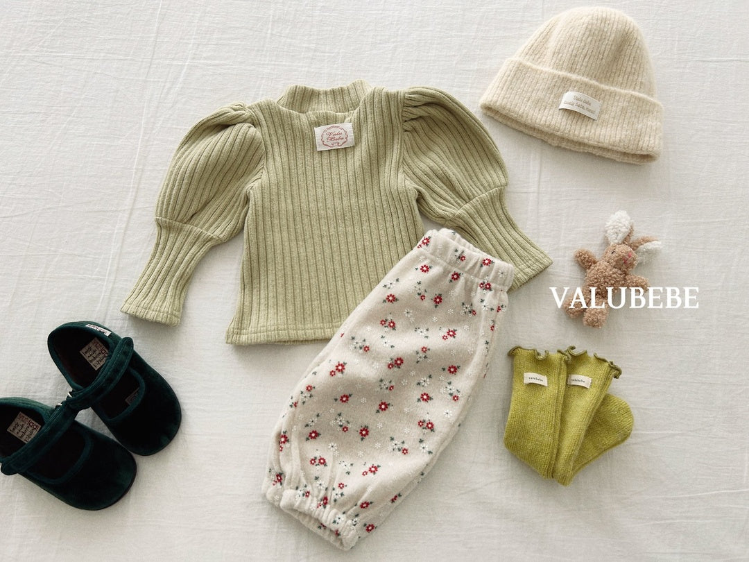 [valubebe] Winter embossed pants